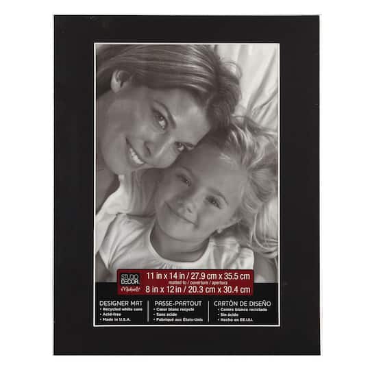 11" x 14" Mat By Studio Décor®, 8" x 12" opening